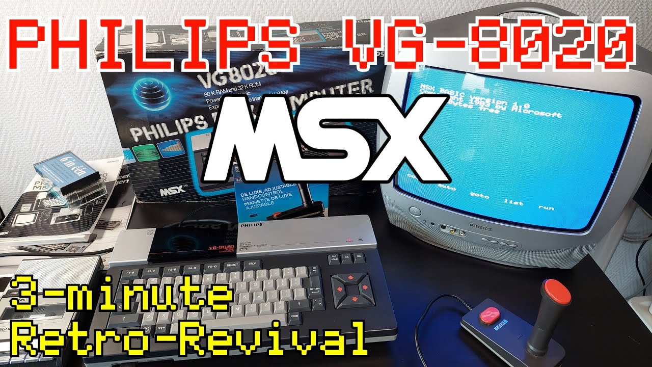 Philips MSX - 3-minute retro-revival of the