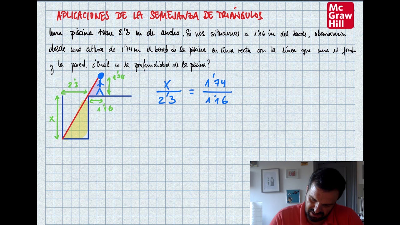 Aplicaciones de la semejanza de triángulos