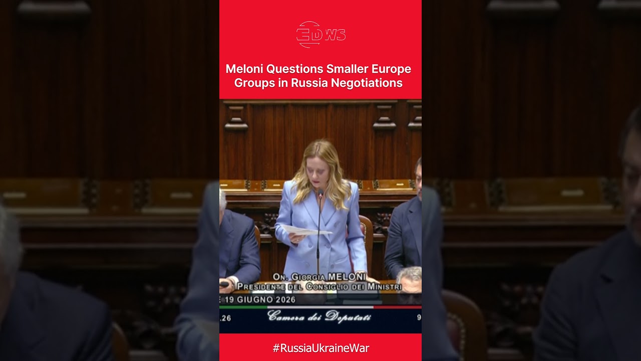 Italy's Giorgia Meloni SLAMS Western Allies Over Secret Ukraine War Peace Talks | DWS News | AH1C
