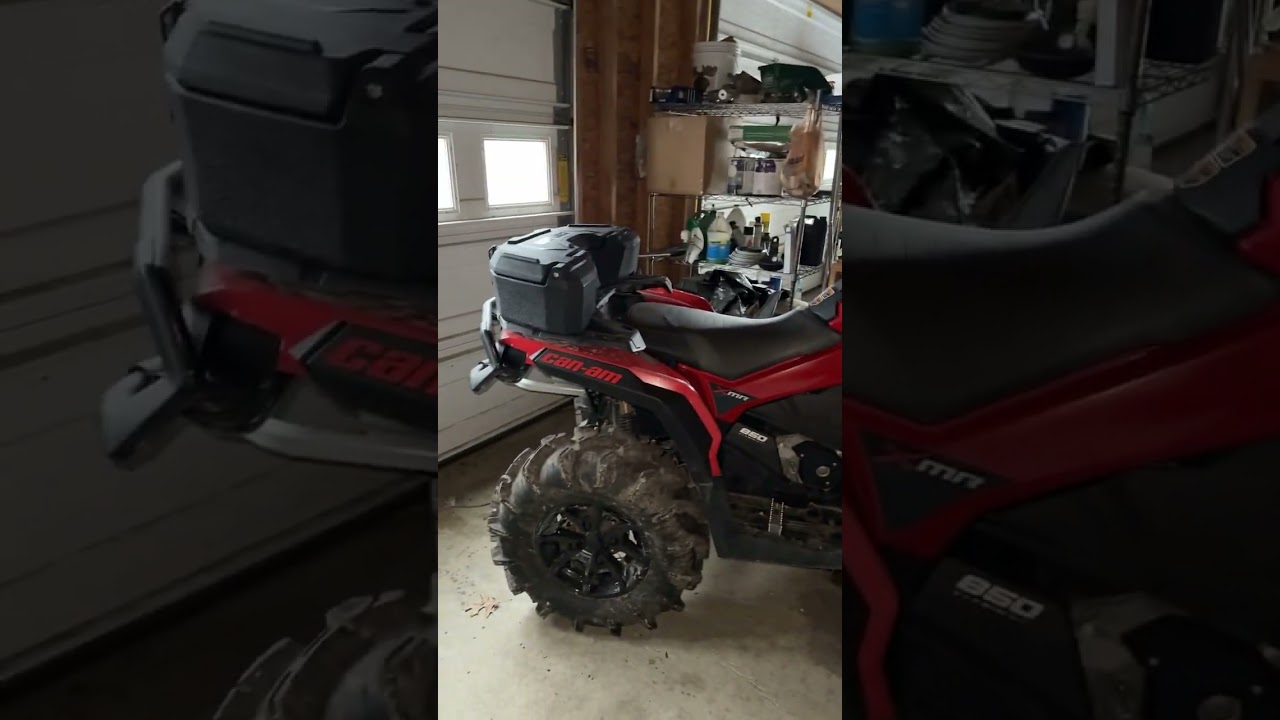 LINQ 12gal cargo box 👍🏼 #canamxmr #offroadatv #canamoutlander #atv