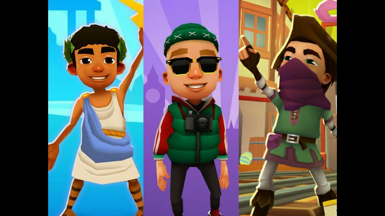 Subway Surfers: NIKOS, JAMIE and JARO - European Boys (Part 2)