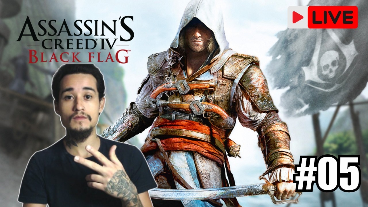 Assassin’s Creed IV: Black Flag Gameplay AO VIVO | Primeira Vez Jogando #05