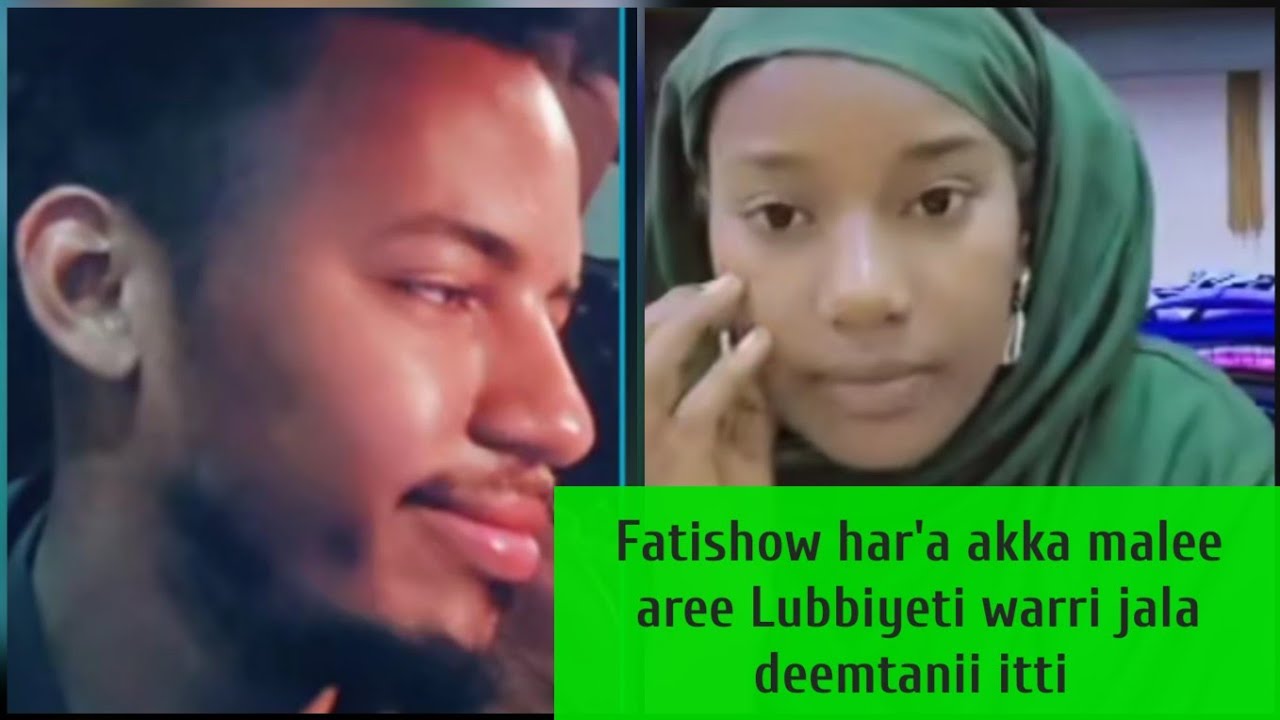 Fatishow har'a akka malee aree Lubbiyeti warri jala deemtanii itti?