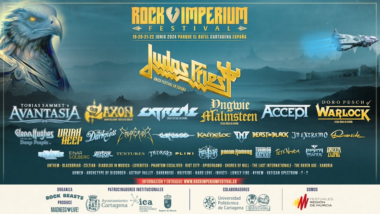 Judas Priest cabeza de cartel del Rock Imperium 2024