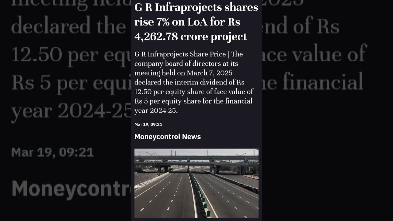 GR Infra Project share rises 7%