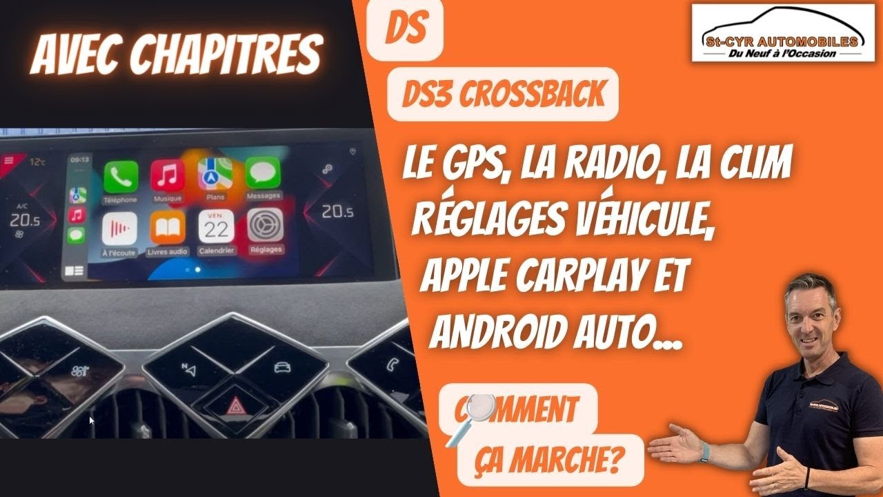 DS, ds3, ds4, ds5, ds7, Guide complet GPS, radio, Carplay, Android auto, paramètres essentiels…