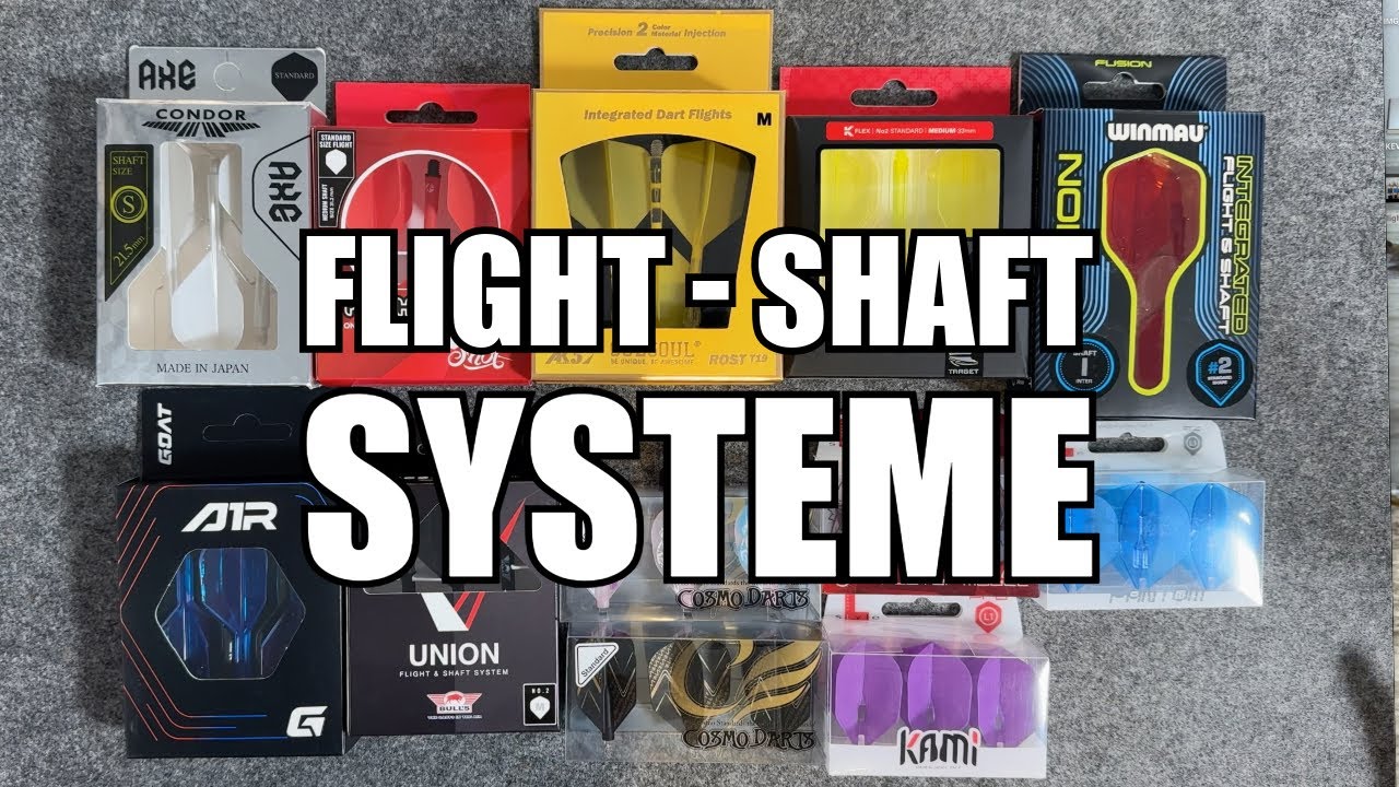 Dart Flight/Shaft Systeme im Überblick  !