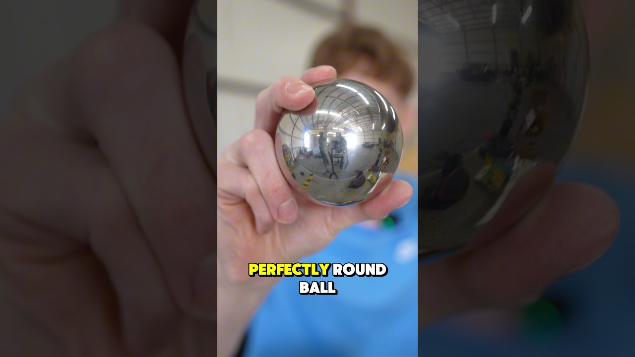 Turning aluminum foil into a perfect ball #shorts