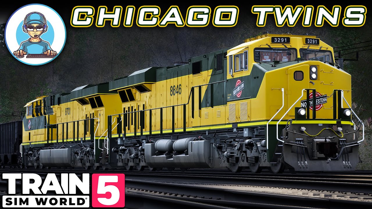 Chicago North Western Twins || 8646 & 8071 (Custom Livery) @TrainSimWorld ​@cnwnscale