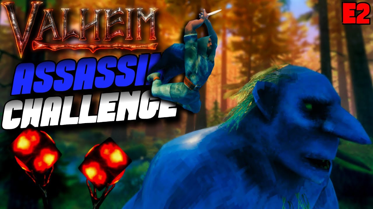 Troll Galore and Surtling Cores | Valheim Gameplay/Let's Play, Assassin Challenge | E02