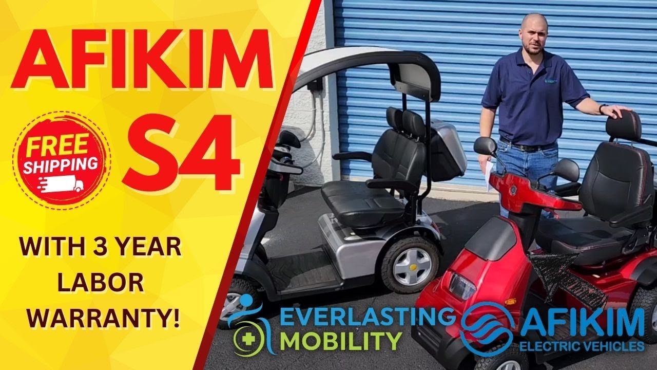 AFIKIM Afiscooter S 4-Wheel Scooter [2024]