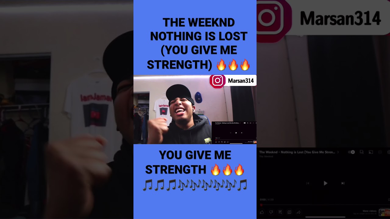 THE WEEKND NOTHING IS LOST (YOU GIVE ME STRENGTH) (OFFICIAL VIDEO) 🔥🔥 #theweeknd #avatar #reaction
