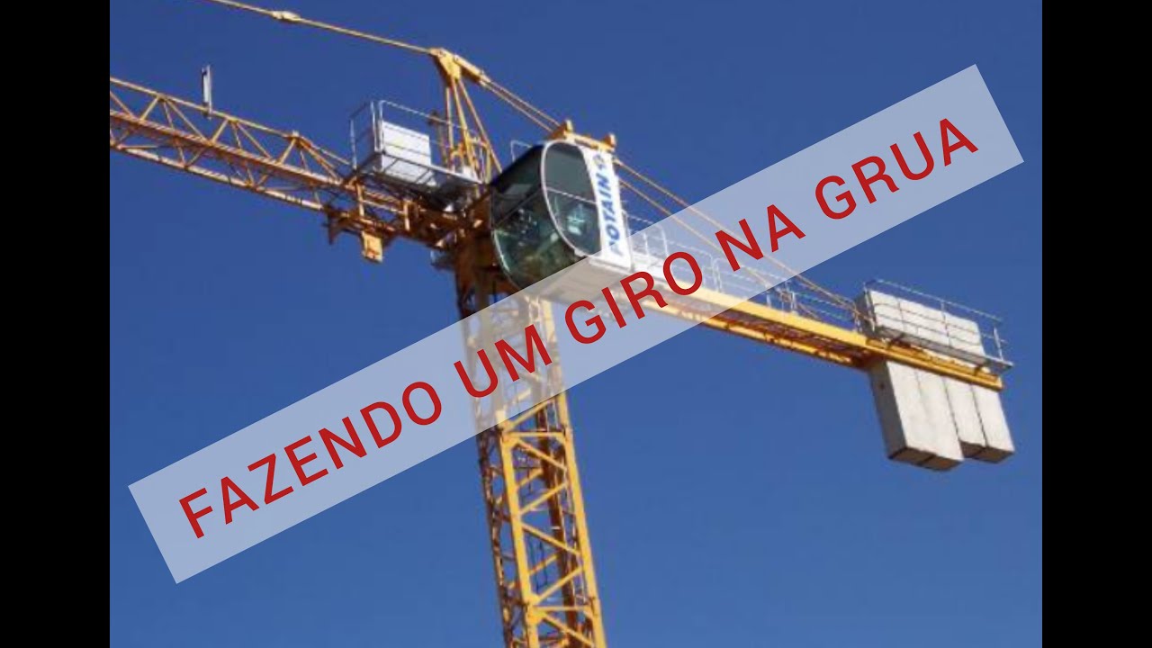 GIRO DE 180º NA OBRA / GUINDASTE/ GRUA/ GRUISTA/ ILHA DA MADEIRA
