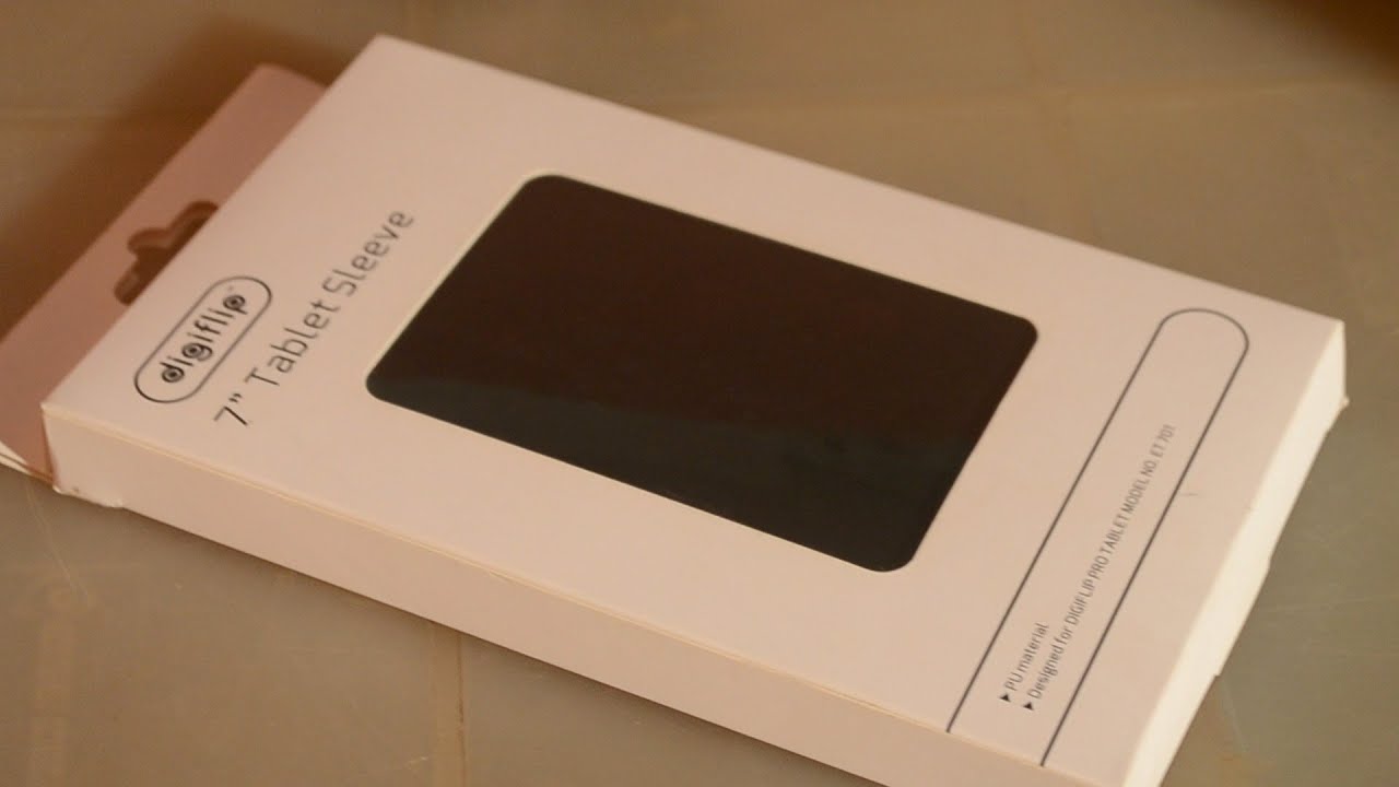 DigiFlip Sleeve for Digiflip Pro ET701 UNBOXING and OVERVIEW