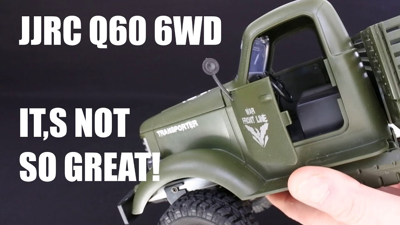 JJRC Q60 6WD MILITARY TRUCK REVIEW