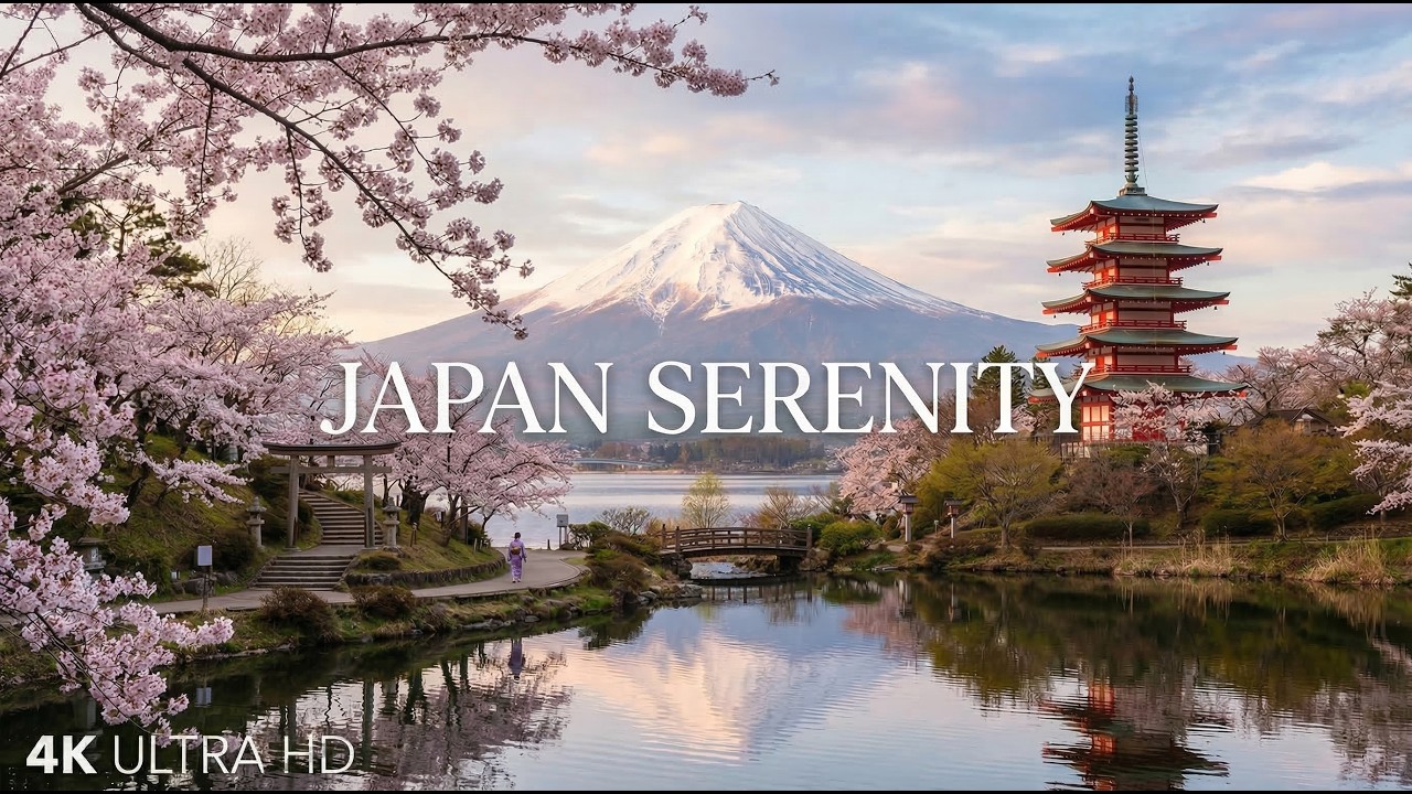 Japan 4K • Relaxation Film with Peaceful Music | Sleep, Meditation & Calm Mind