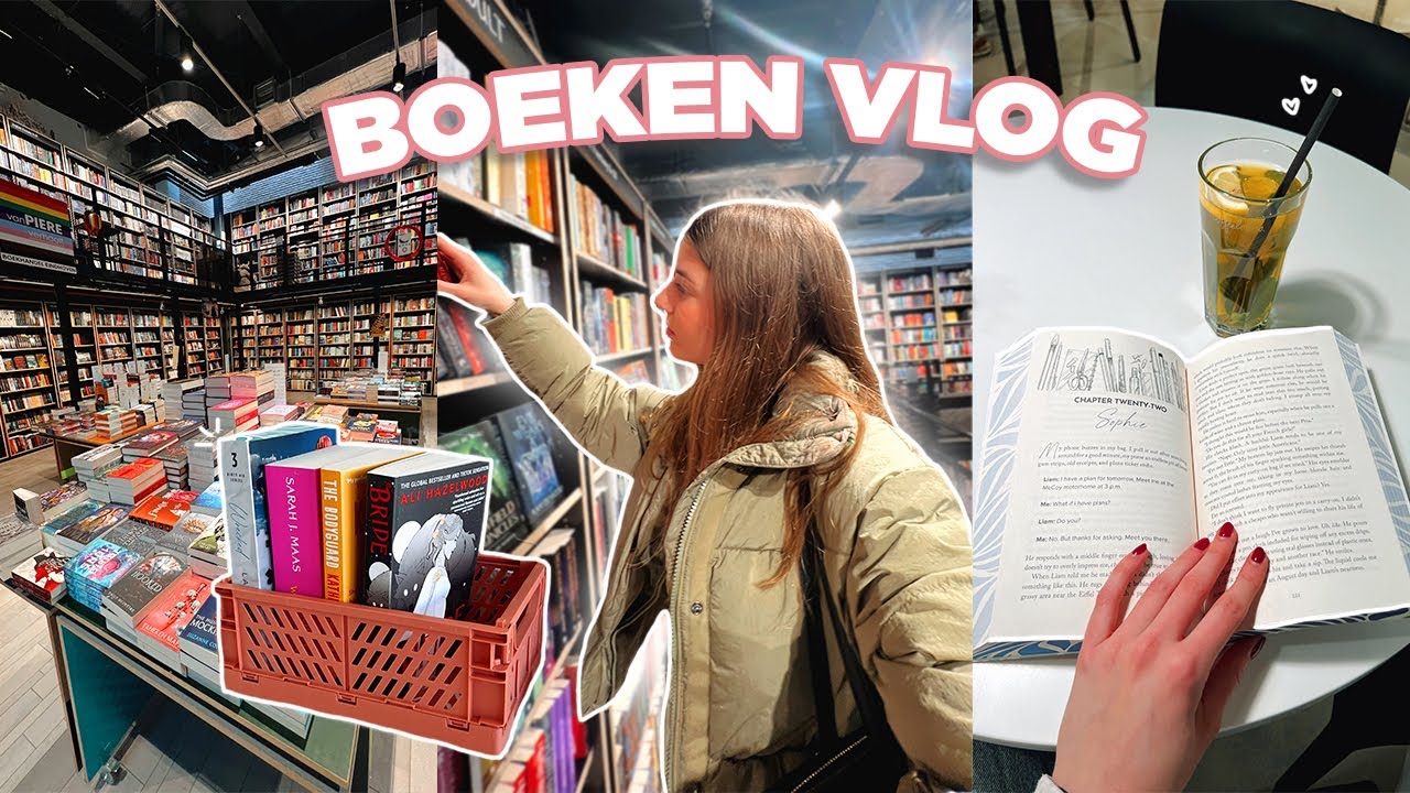 BOEKENVLOG 🎀 boek shoppen + shoplog, solo date & maart tbr 🛍✨☆ Zenne Bakens