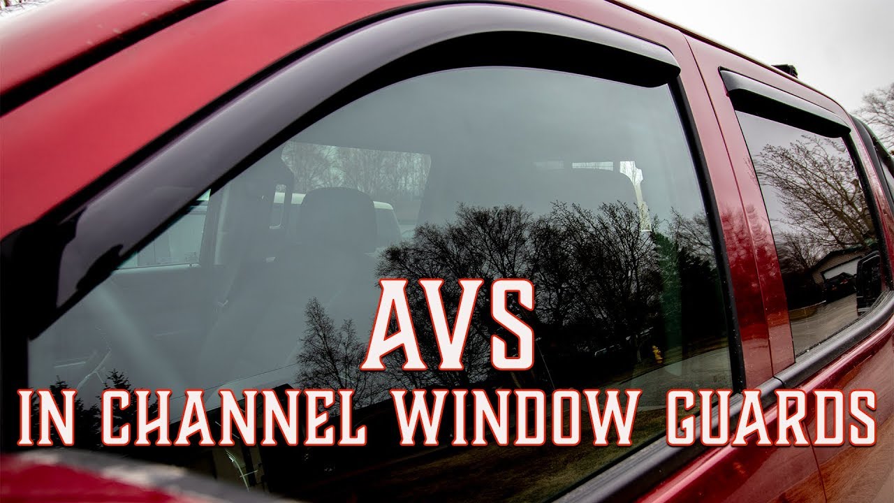 Chevy Silverado & GMC Sierra AVS In Channel window visors