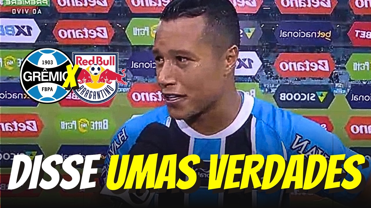 💥😱RAPAZ! Ouça o que Marlon FALOU APÓS EMPATE contra o Bragantino na ARENA DO GRÊMIO!