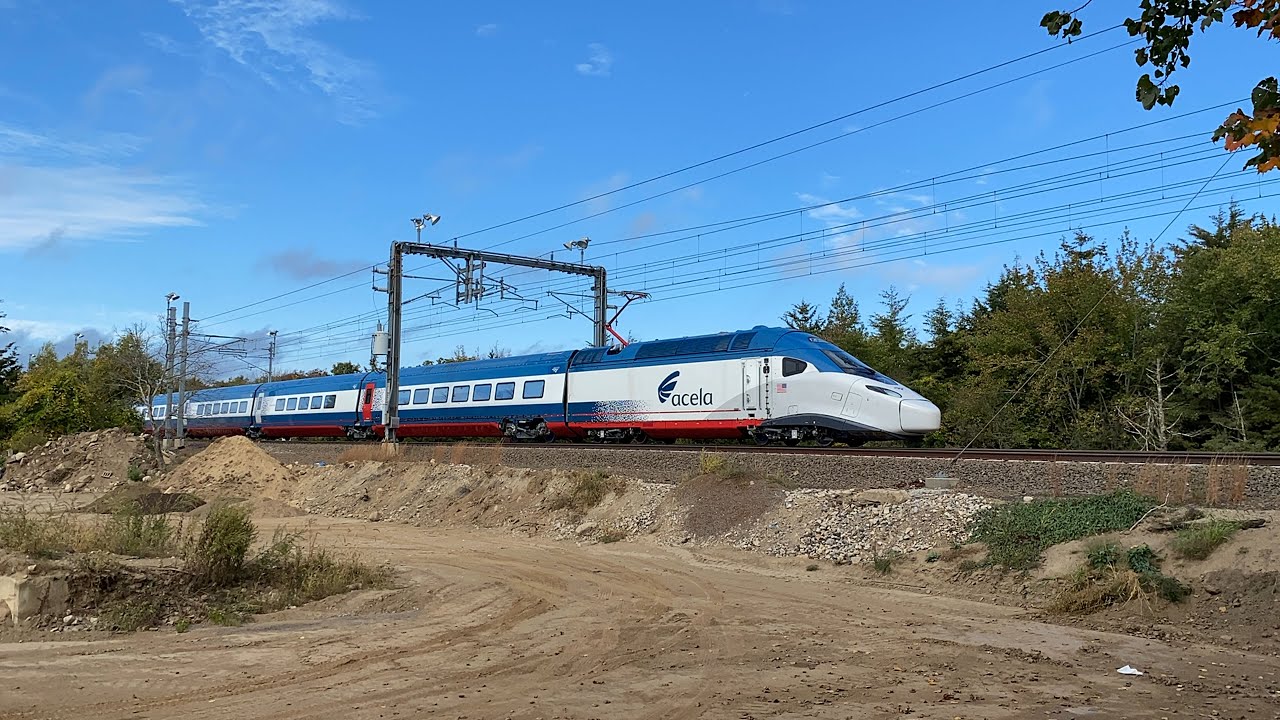 Amtrak NextGen Acela (Avelia Liberty) IGBT-VVVF AC Traction Motor Propulsion Sound Compilation