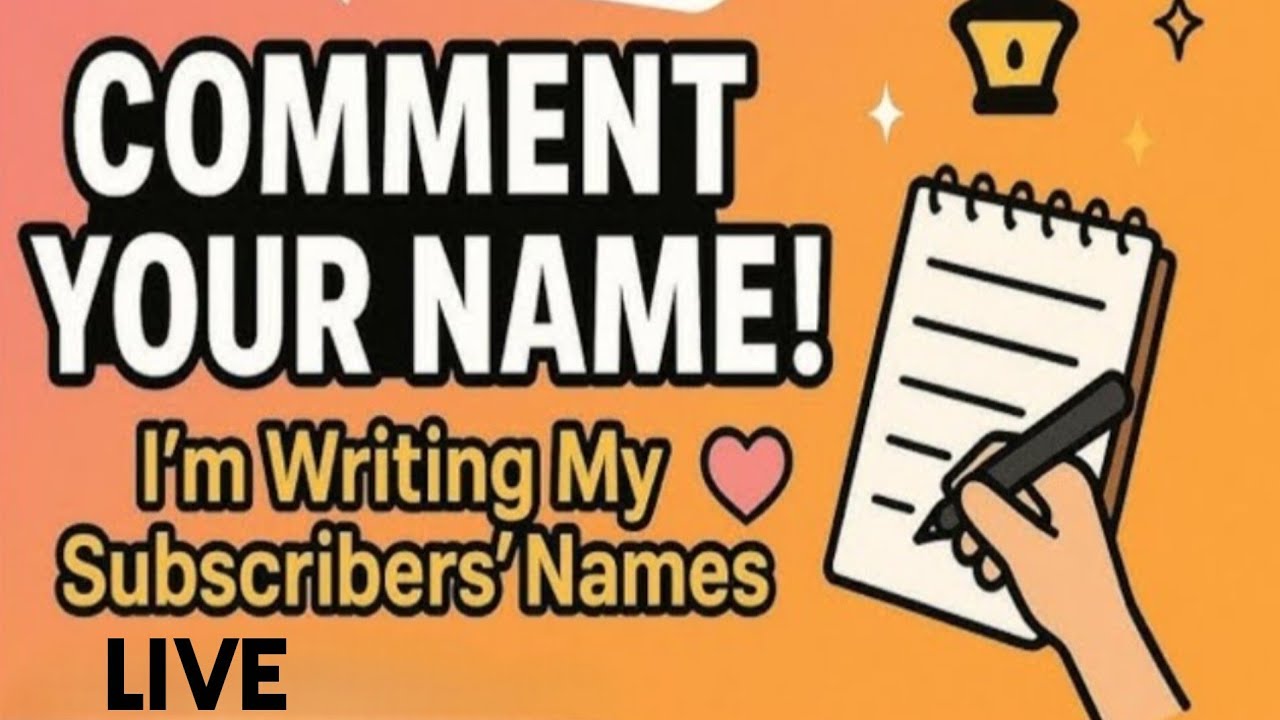 Comment your name please writing subscribers names live ❤️ 🌸
