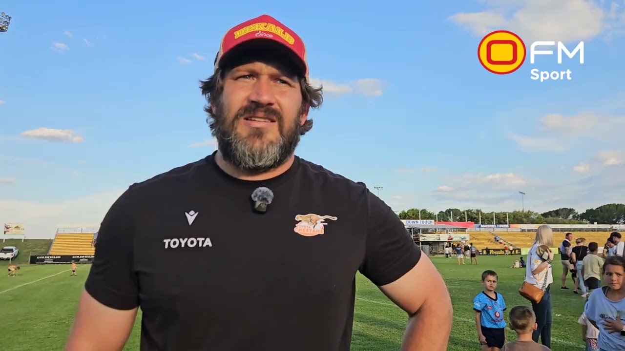 Frans Steyn Reacts to Cheetahs&rsquo; 57-10 Derby Win | SA Cup 2026 | Post-Match Interview