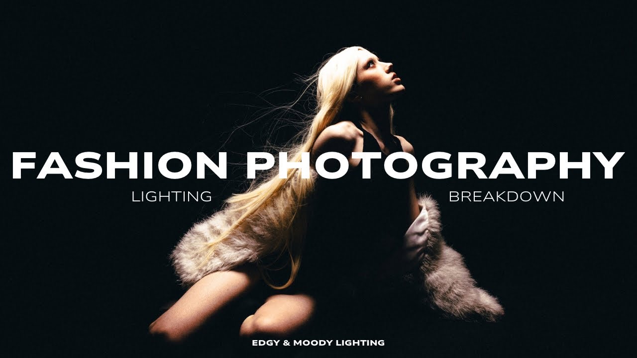 Fashion Photography: Studio Photoshoot Moody Lighting Breakdown