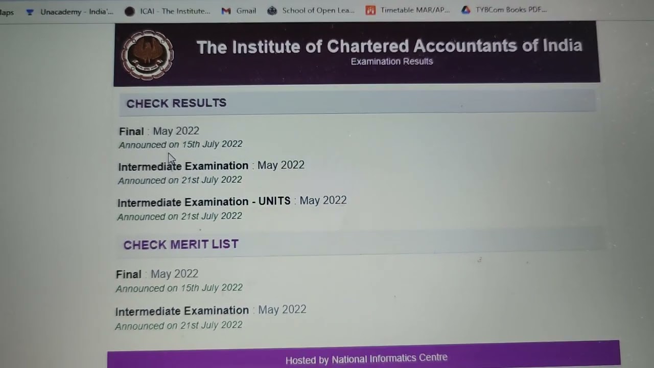 CA FOUNDATION June 2022 Result Date Confirm Final