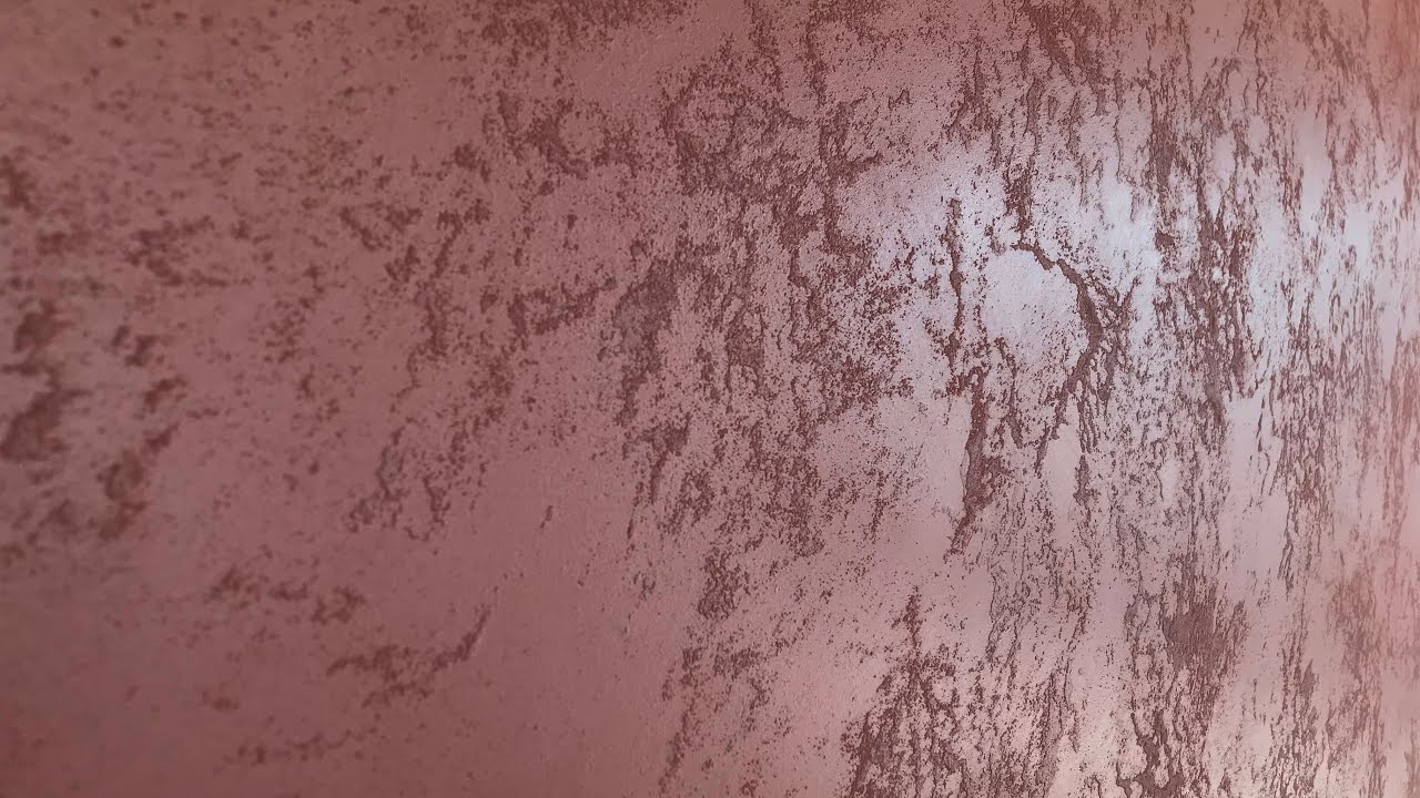 Спальня в технике Сахара  Декоративная краска Feidal SandFarbe