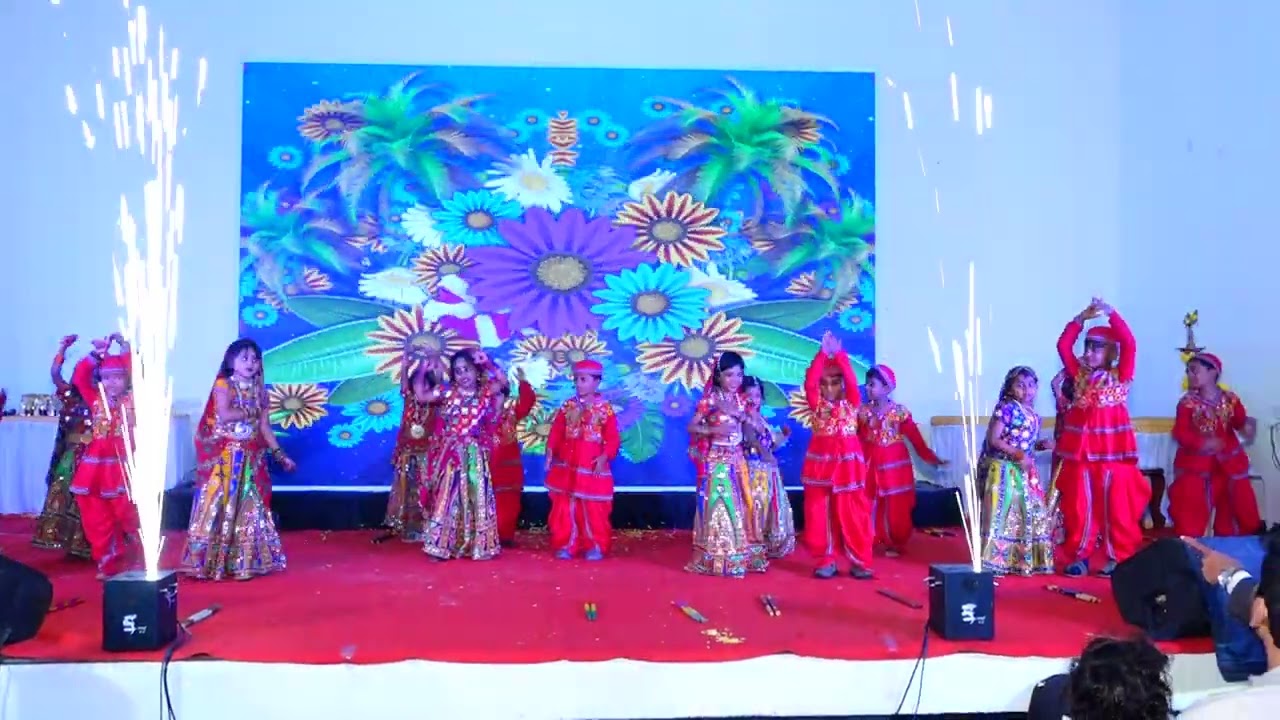 Dandiya by little blossom pre school kids
