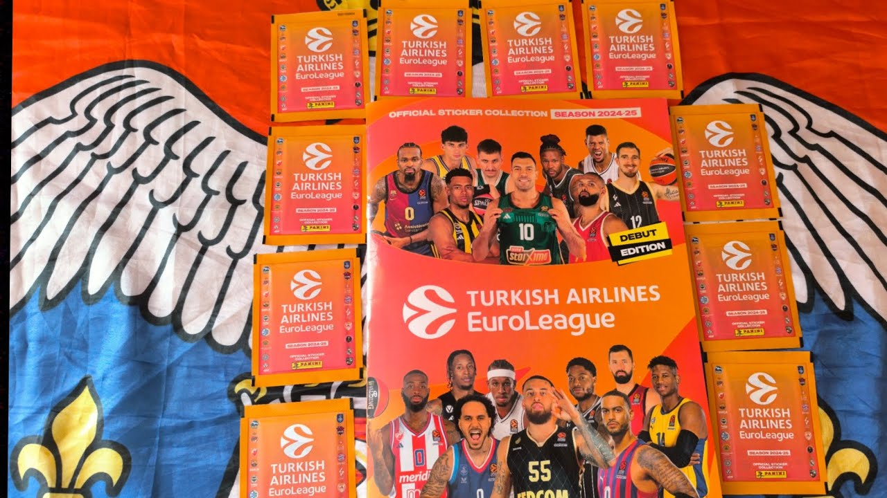 NAJBOLJE PREPOSLJEDNJE OTVARANJE SLIČICA😱!euroleague 24/25