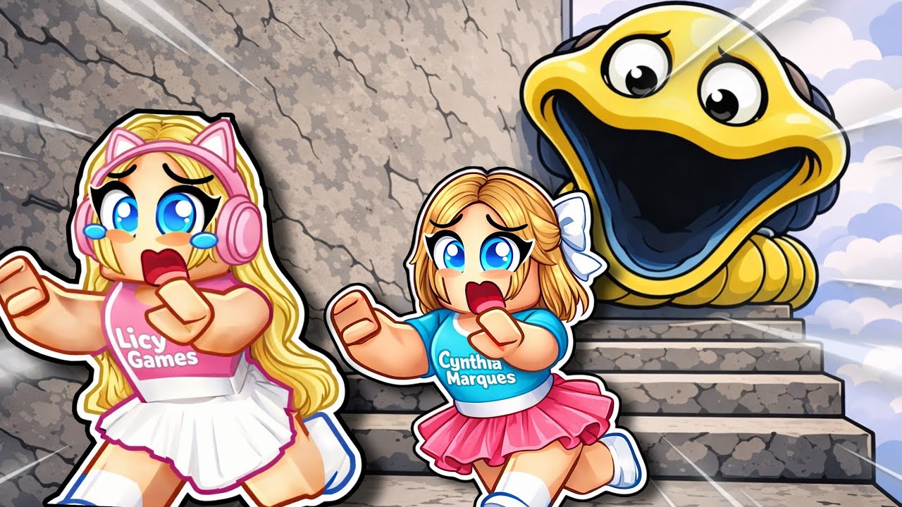 SUBIMOS ATÉ O TOPO DA MONTANHA SEM SER PEGO PELA MINHOCA GIGANTE VALENDO ROBUX no ROBLOX