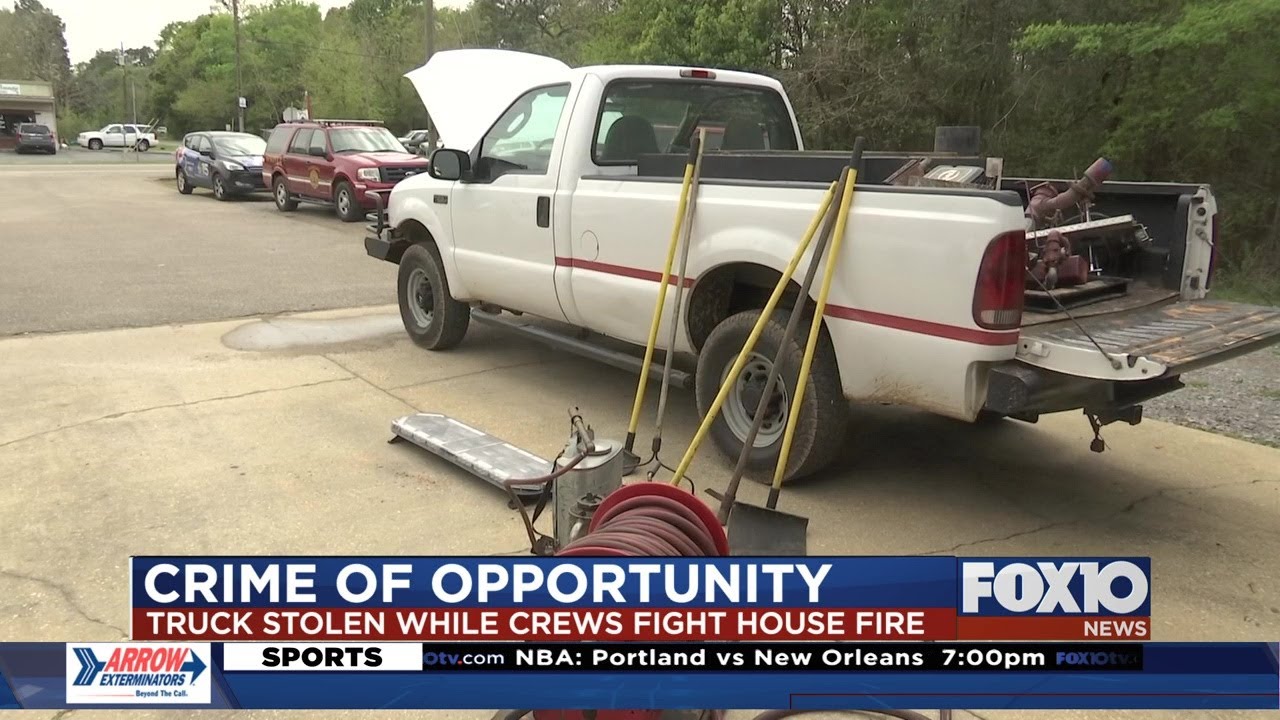 MPD: While firefighters battle blaze, man allegedly steals truck from fire station