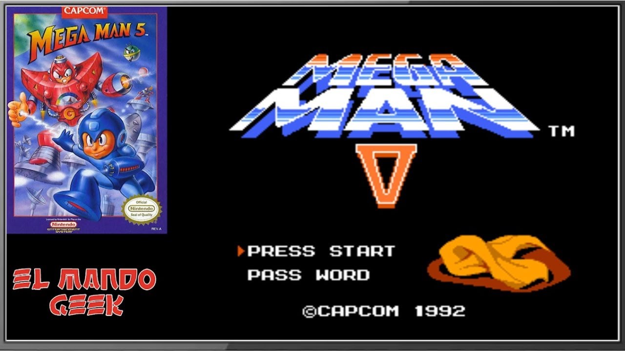 Mega Man 5 (NES - 1992) Full walkthrough