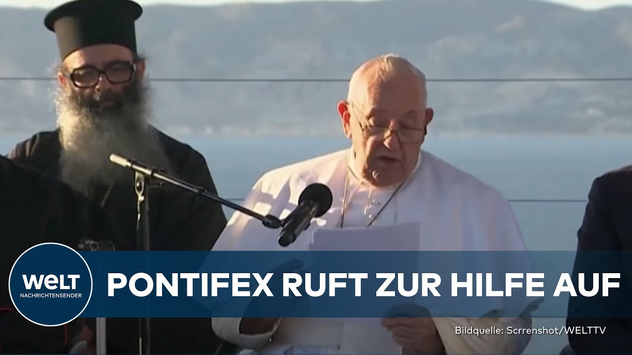 MARSEILLE: Papst Franziskus fordert Fl&uuml;chtlingsrettung! Historischer Besuch wegen Mittelmeer-Krise