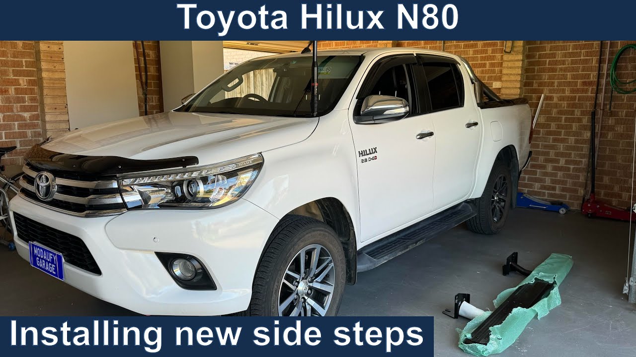Toyota Hilux N80 side step replacement