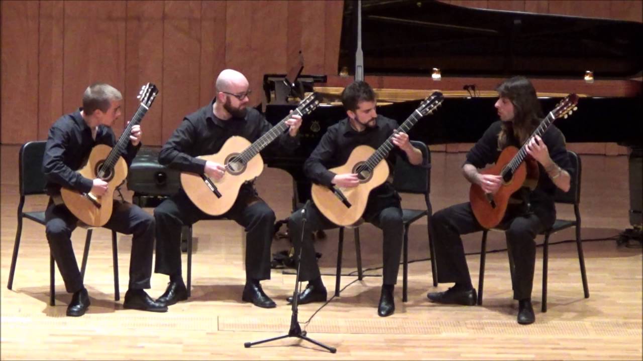 PAISAJE CUBANO CON RUMBA de Leo Brouwer   Cuarteto de guitarras FIGUERAL Jordi Grau, Carles Hoyo, Ed