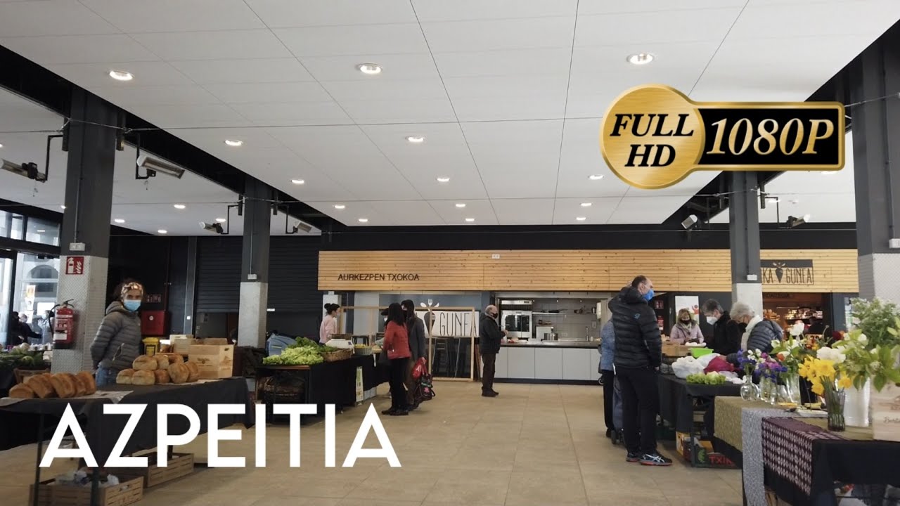 Azpeitia Virtual Walking Tour | Market Day | Basque Country | Spain