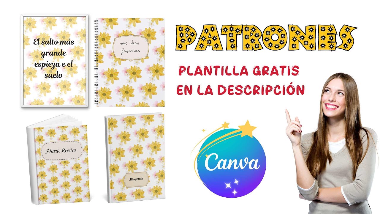 Cómo hacer patrones y papeles digitales con Canva | Tutorial Paso a Paso