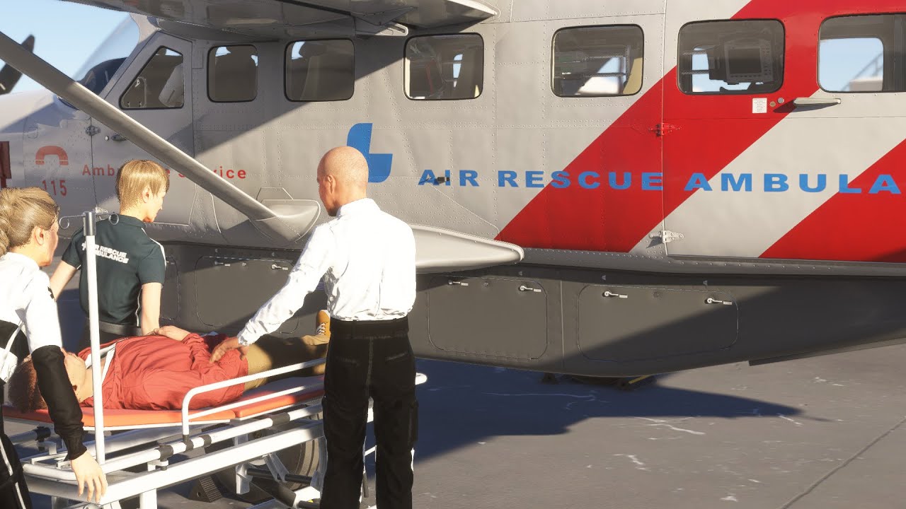 Microsoft Flight Simulator 2024 - Medical Evacuation (MEDEVAC) - GAMEPLAY