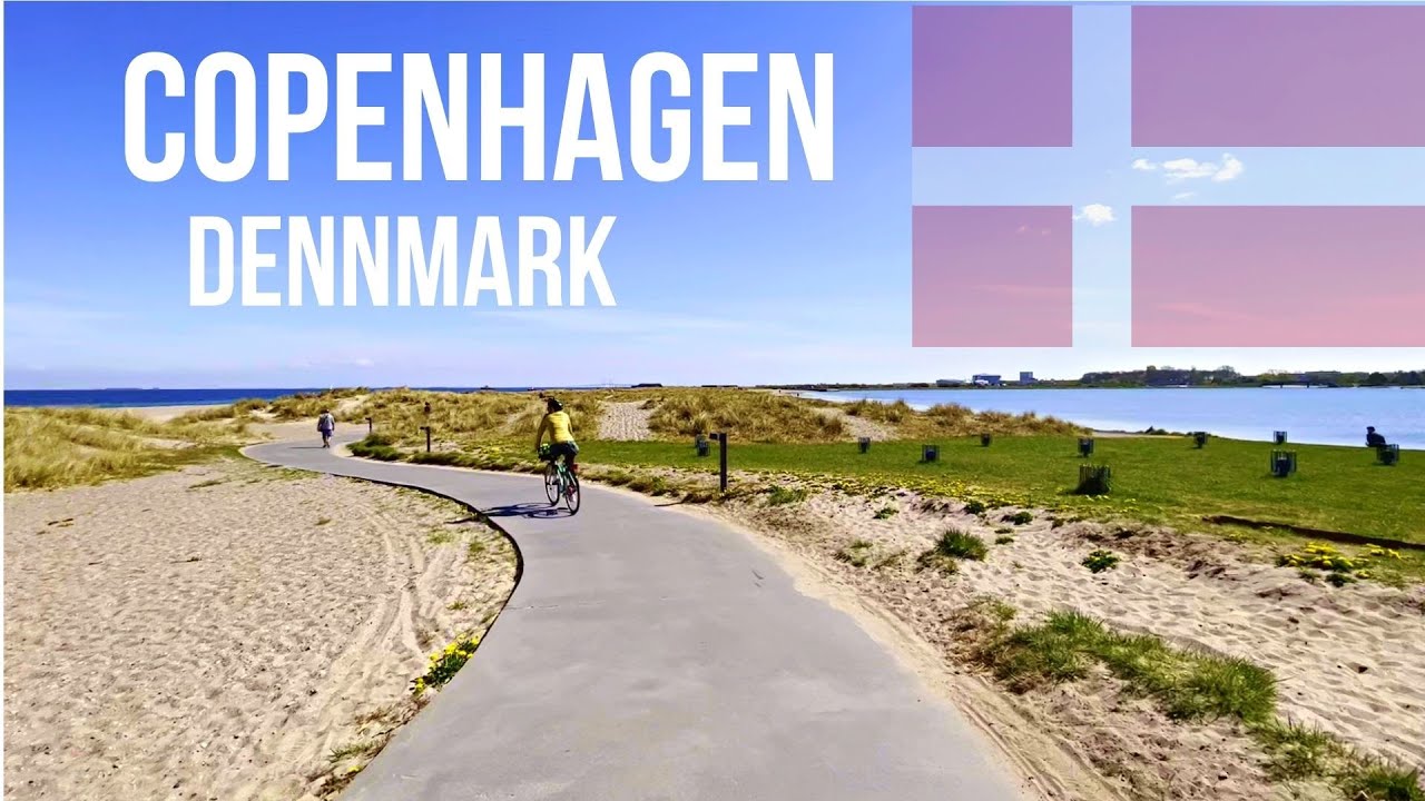 Copenhagen Denmark 🇩🇰 - Spring 2022 - POV -Virtual Bicycle Tour | Amager Strandpark (▶ 23min)