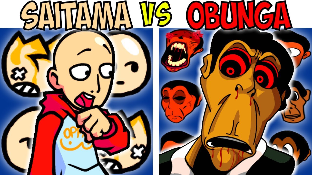 ALL ONE-PUNCH MAN VS OBUNGA TEST | FNF Character Test | Gameplay VS Playground