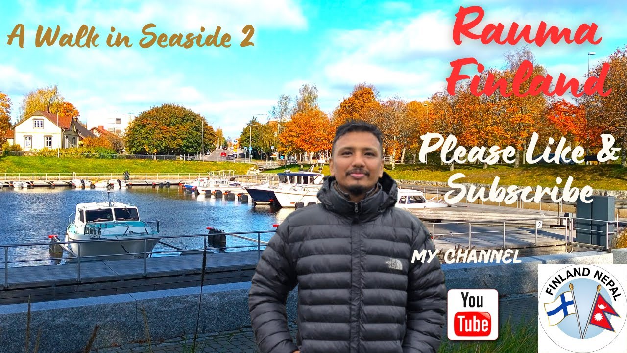 A Walk in Seaside with friends in Rauma Finland