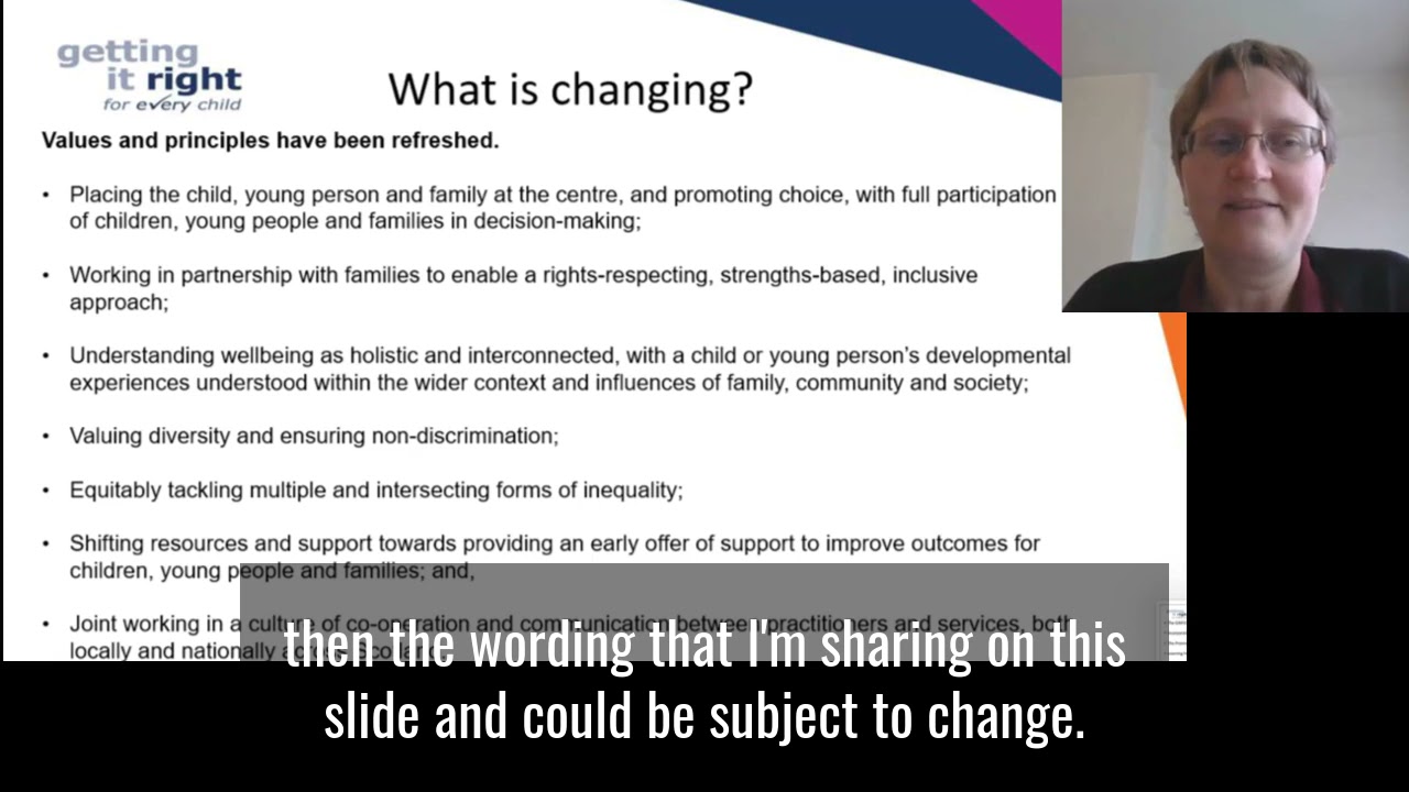 GIRFEC Guidance Refresh Presentation