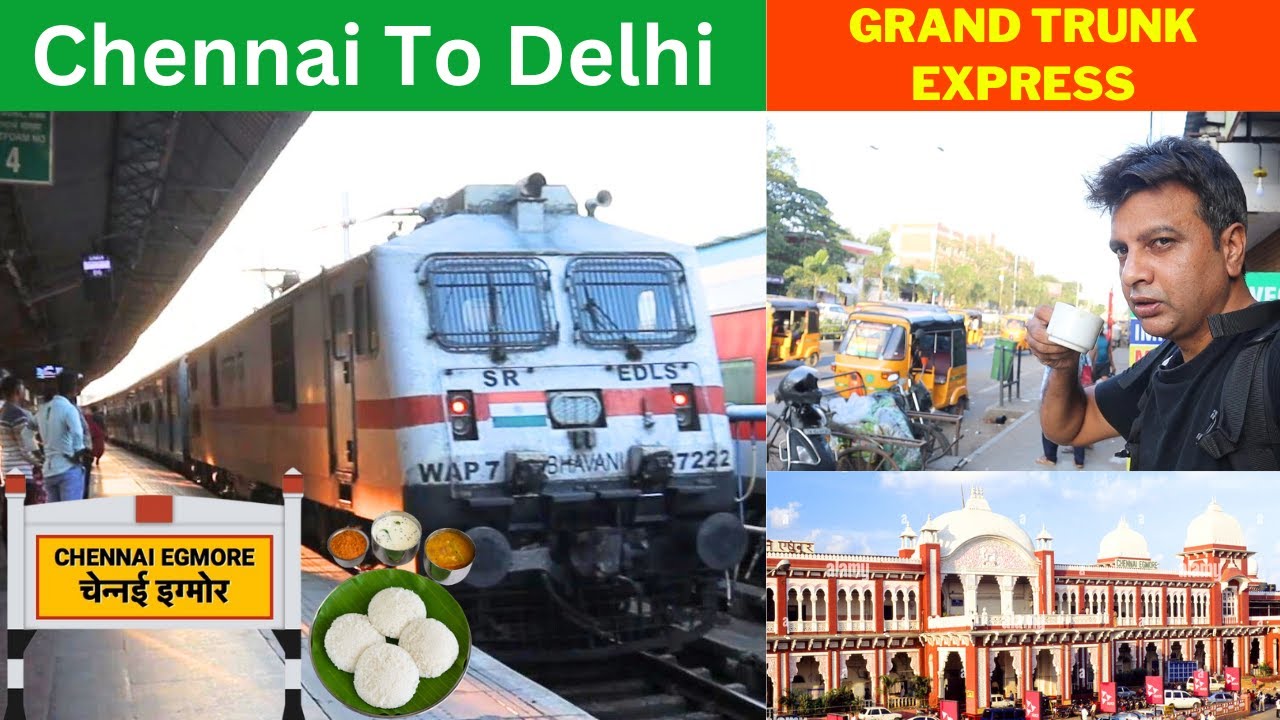 Chennai to Delhi, Train No.- 12615 ll इस रूट पर चोरो से सावधान 😱