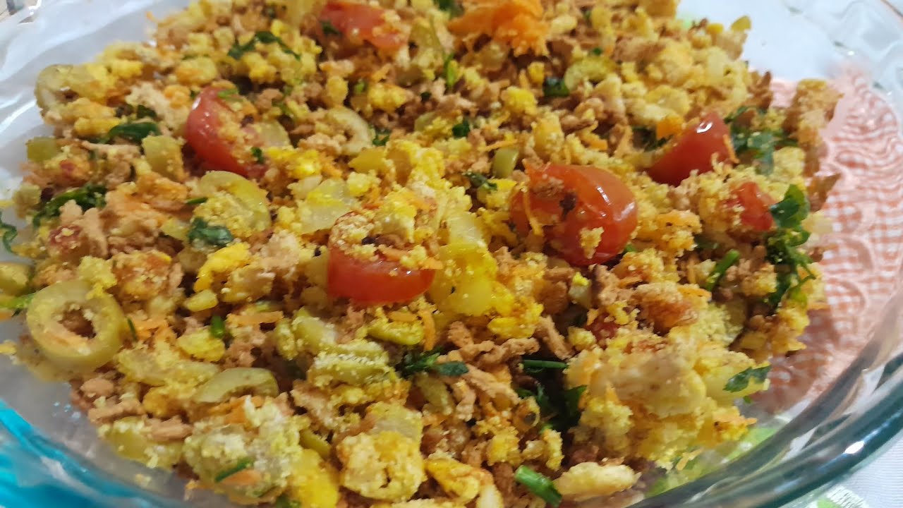 Farofa  Crocante  de Proteína  de Soja. 