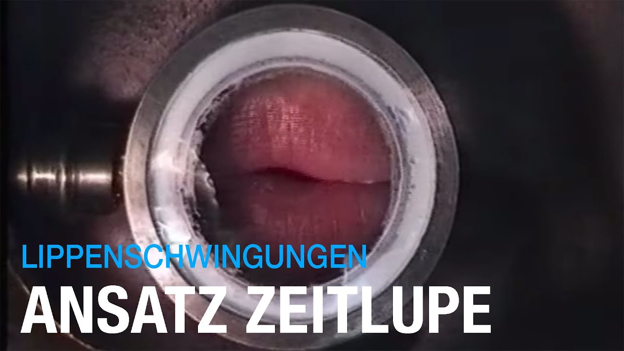 Die Lippenschwing bei Trompete und Posaune. Zeitlupen Einblicke in das Mundst&uuml;ck