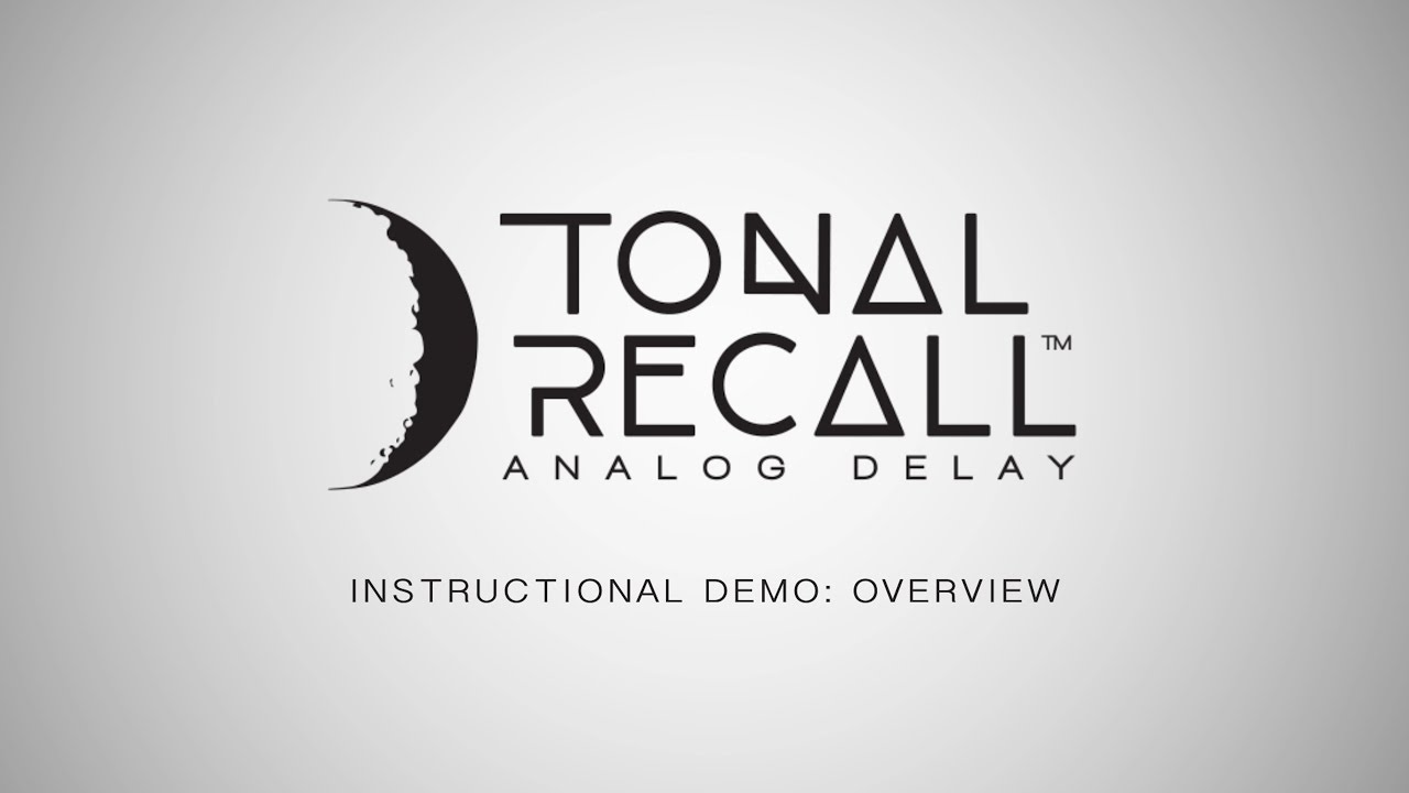 Tonal Recall Instructional Demo: Overview