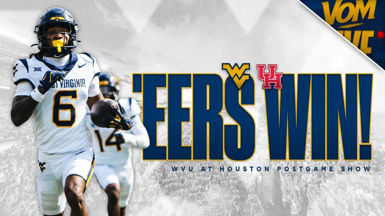 CUE COUNTRY ROADS! WVU Football Stuns the #22 Houston Cougars on the Road!