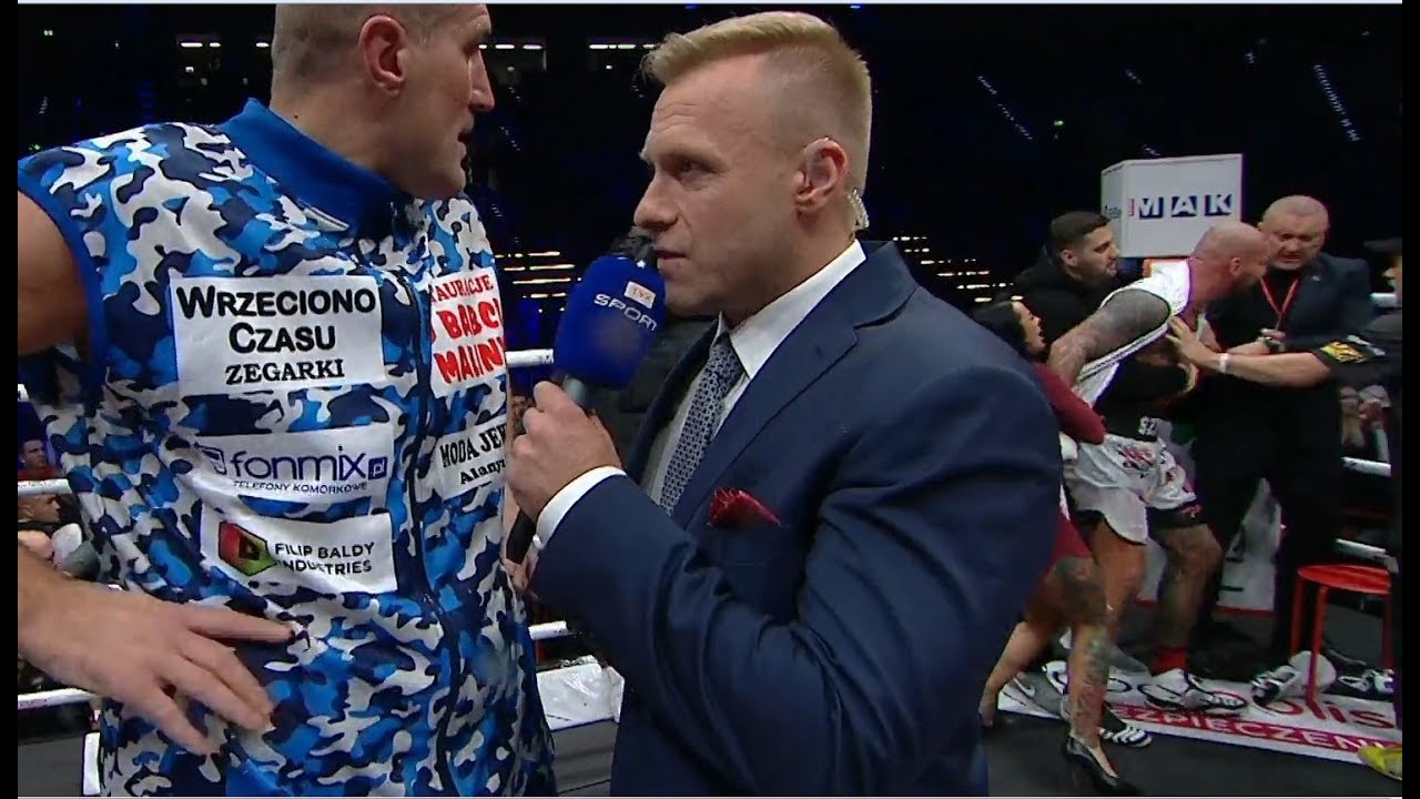Awantura po walce Artur Szpilka VS Mariusz Wach